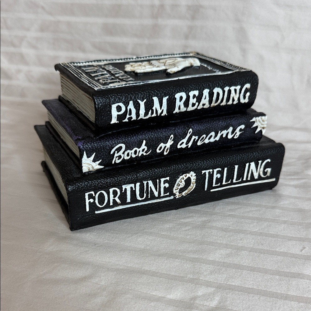 Ashland Black Mystical Book Stack Decor